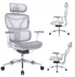 LVNSYSTEM Irodai forgó gamer szék ergonomikus Control Pro fehér LVNSystem (LV0657)