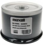 Maxell Cd-r 700MB 52x nyomtatható Ff No ID CAKE*50 Pro 624042