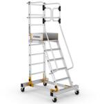  Cagsan VISTA Gurítható szerelő dobogó, egy oldalon járható 5+1 fokos ( Munkamagasság: 3, 5m) (CAG-RD0012-1.5)