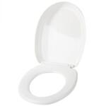 Verk 01868 lassan csukódó, univerzális, fehér WC-ülőke (01868)