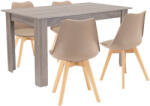  Zara 4+1 étkező garnitúra bézs-yorki tölgy