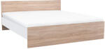  Miami franciaágy ágyneműtartó nélkül 180x200 cm sonoma tölgy-fehér