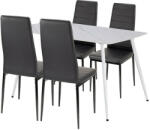  Jenna 4+1 étkező garnitúra fekete
