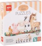APLI Puzzle progresiv Apli Kids 6 în 1- Animale de fermă (20123) Puzzle