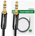 UGREEN Audio Kábel Mini Jack Aux Telefonhoz MP3 Hangszóró Fejhallgató 1M Fekete (10685)