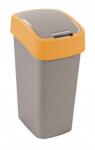Keter Szemeteskosár Curver 195023 Flip 45 l szürke-narancssárga (195023)