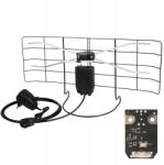 Prolech Szobaantenna Tv Legerősebb DVB-T2 4K Fm MUX8 Erősítő Tápegység DC (6615#)