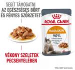 Royal Canin HAIR & SKIN CARE GRAVY - szószos nedves táp felnőtt macskák részére a szebb szőrzetért és az egészséges bőrért 48x85 g