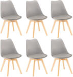  Silla étkezőszék 6 db szürke színben