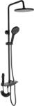 Rea Savio zuhany készlet fal trópusi zuhany opcióval fekete REA-P8410 (REAP8410)
