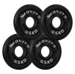 MOVIT MOVIT® Súlytárcsa szett 4 x 0, 5 kg öntöttvas (20040687) Súlytárcsa