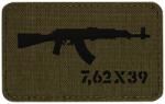 M-Tac Patch - emblemă M-Tac AKM 7, 62 x 39 Laser Cut - Ranger Green/Black