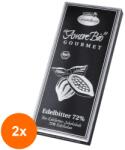 Liebhart's Gesundkost Set 2 x Ciocolata Neagra, 72% Cacao, 100 g, Liebhart's Amore Bio