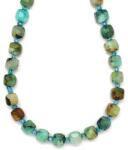  Krizopráz Fazettált Kocka - 7 mm