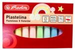 Herlitz Plastilina Herlitz, 8 Culori Pastel, Cutie de Carton (HRZ-9588880)