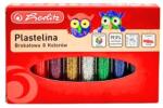 Herlitz Plastilina Herlitz, 8 Culori Glitter, Cutie de Carton (HRZ-9589003)