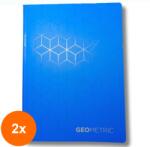 KOH-I-NOOR Set 2 x Caiet A4 Dictando, 42 de File, Geometric, 80 g (HOK-2xKH-U100 501D)