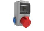 Bemis Cutie Distributie Bemis BH1-2134-2020, 1 Priza 5/32A 380V, 2 Prize 1/16A 220V, IP44, Halogen Free (CB-BH121342020-BMS)