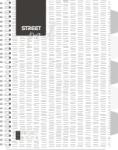 STREET Тетрадка Street Pad, А4, спир, PP, 100л, ШР, бяла (30655-А-WHITE)