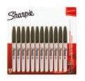 Sharpie Marker Rundspitze fein 12 Stück schwarz Blister (1996111) (1996111) (1996111)