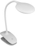 DPMSolid DTLL45W - LED настолна лампа с щипка, акумулаторна, 150 lm, 3000/4000/6500 K, бял (DTLL45W)