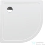 Laufen PLATINA 90x90 cm-es negyedköríves acéllemez zuhanytálca szifon nélkül, fehér H2150080000401 (H2150080000401)