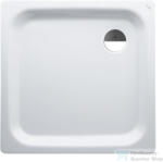 Laufen Platina 80x80 cm-es acéllemez zuhanytálca szifon nélkül, fehér H2150110000401 (H2150110000401)