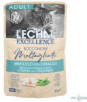 LECHAT Excellence 85g Adult Tőkehal és Zöldség Alutasakos macskaeledel