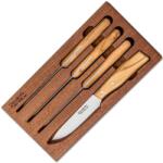 Lionsteel BOX cu patru cuțite de friptură, mâner din lemn de măslin 9001S UL