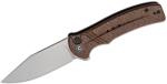 CIVIVI Cogent Brown Micarta/Silver Bead Blasted C20038D-6