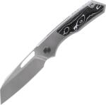 Miguron Knives Miguron Keryx II lamă M390, Frame lock mâner din Titan și Fibra de Carbon, MGR-605CSRII