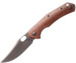 Giant Mouse ACE Jutland Burlap Canvas Micarta / PVD Vanadis 4E JUTLAND-BURLAP-MICARTA