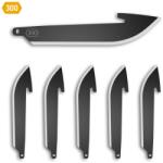 Outdoor Edge Lame de schimb Outdoor Edge 3.0" Drop Point 6-Pack Black Oxide 09OE083