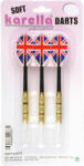 KARELLA Darts Karella buborékfólia 16, 0 gramm (puha hegy) 16 G fekete