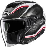 HJC Cască de motocicletă deschisă HJC i31 Depe MC1 negru-alb-roșu (HJC193101)