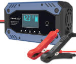 Qoltec Automata autó akkumulátor töltő, 200 Ah-ig, 12 - 24 V, 10 A. AGM, GEL, LiFePO4. 52482 (52482)