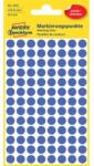 Avery-Zweckform Avery 8 mm-es kerek címkék, levehető, kék