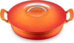 Le Creuset Oală joasă Modern Heritage Gourmet, 28 cm, portocaliu flacără (21701280902430)