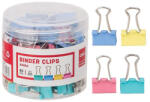 Bluering Binder csipesz DELI 15 mm színes 60 darabos (DEL08556)