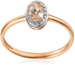 Heratis Forever Briliáns gyűrű rózsaszín aranyból morganittal 0, 010 ct IZBR091M