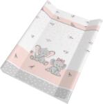  Merev pelenkázó lap rögzítőlábakkal 50 x 70 cm - Rózsaszín Fáncsi