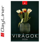 Dayliner Naptár, fali, DAYLINER, "Virágok (CONFAVIB4U)
