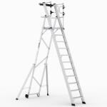 CAGSAN KEY-PRO Összecsukható platform létra 10+1 fokos ( Munkamagasság: 4, 7m) (KPN10)