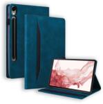  Husă tip carte FLATY pentru Samsung Galaxy Tab S10 Ultra / Tab S11 Ultra albastru
