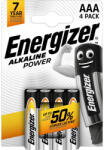 Energizer Alkaline Power Alkáli Tartós Mikro Elem AAA B4