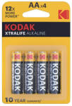 Kodak Xtralife Alkáli Tartós Ceruza Elem AA LR6 (1, 5V) B4