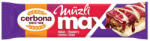Cerbona MAX Málnás-citromos müzliszelet, málna ízesítésű karamella réteggel, joghurtos bevonó talppal 30g