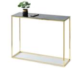 Vox bútor BALI konzolasztal, fekete márvány-arany