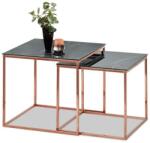 VOX bútor PARANA 2in1, fekete márvány, vörösréz