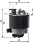 Bosch Üzemanyagszűrő BOSCH F 026 402 126 for NISSAN (F 026 402 126)